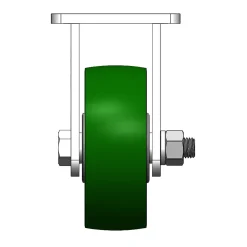 8" CC Dynamo 70D Heavy Duty Rigid Caster