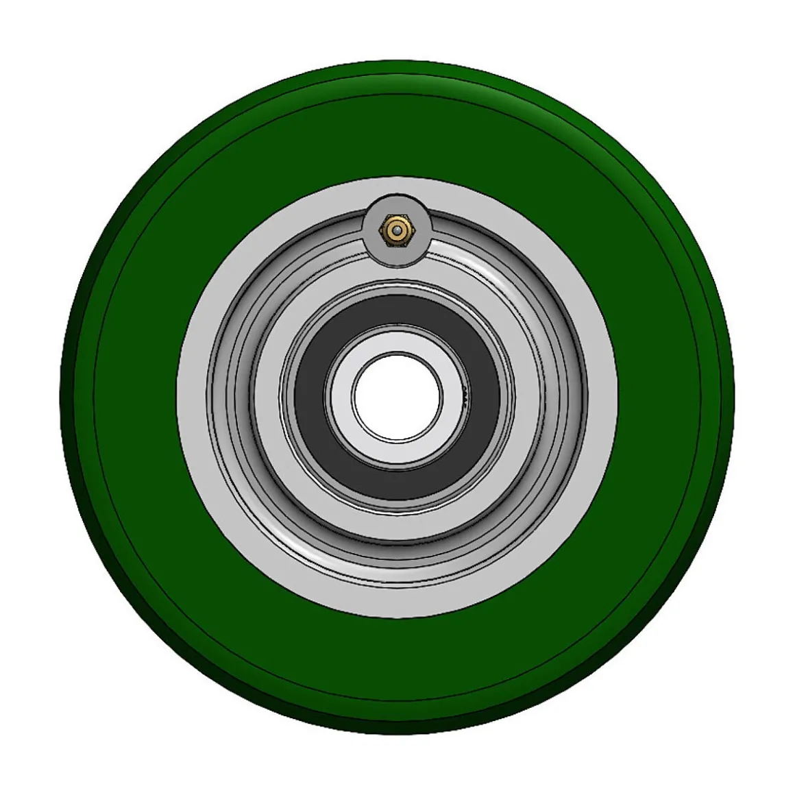 6" CC Dynamo (70D) Heavy Duty Wheel with Top Hats