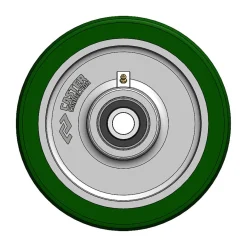 10" CC Dynamo (70D) Heavy Duty Wheel with Top Hats