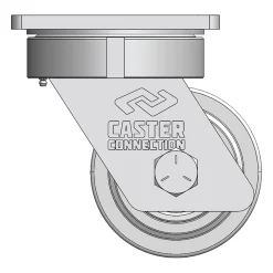 6" CC Juggernaut Cast Nylon Kingpinless Swivel Caster