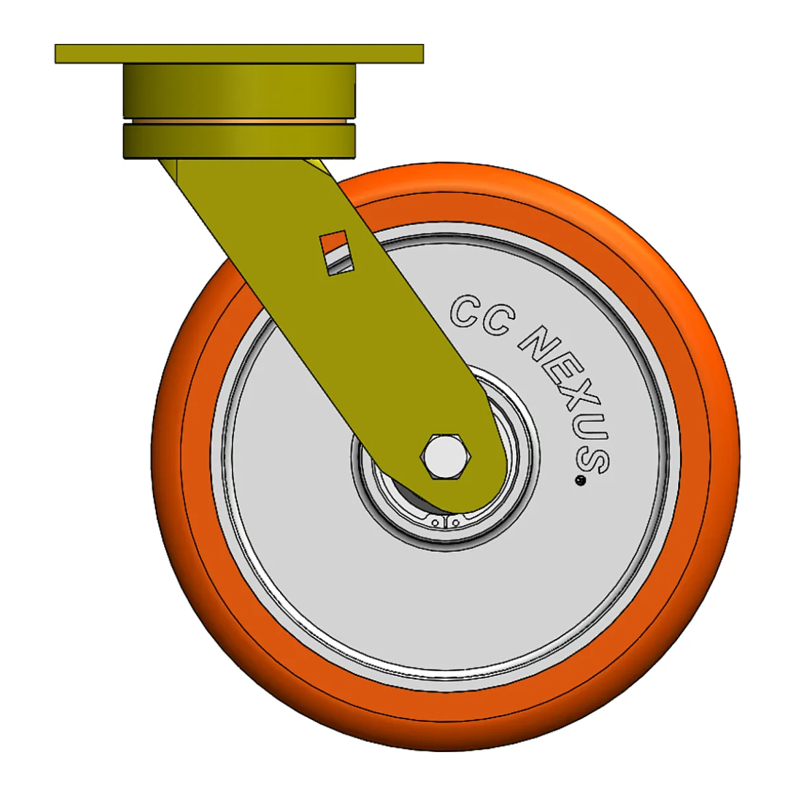 10" CC Nexus Heavy Duty Maintenance-Free Swivel Caster