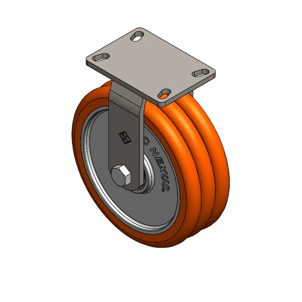 10" CC Nexus Heavy Duty Rigid Caster