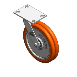 10" CC Nexus Kingpinless Swivel Caster with Extended Swivel Lead