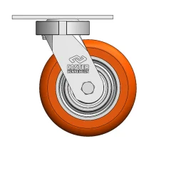 6" CC Nexus Kingpinless Swivel Caster