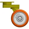 8" CC Nexus Maintenance-Free CC Axis Dual-Swivel Caster - 4-1/2" X 6-1/4" top plate