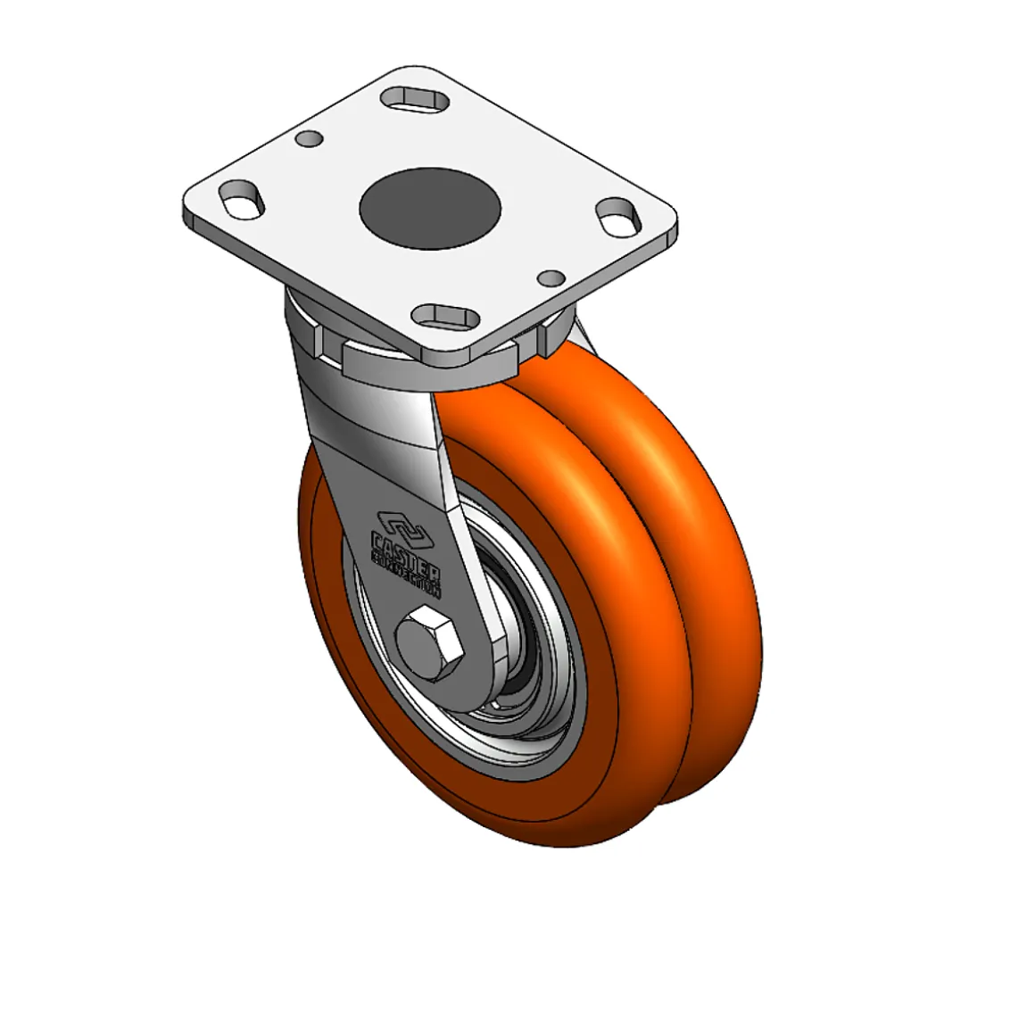 6" CC Nexus Maintenance-Free Swivel Caster