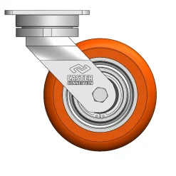6" CC Nexus Maintenance-Free Swivel Caster with Extended Swivel Lead