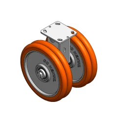10" CC Nexus Outrigger-Style Rigid Caster