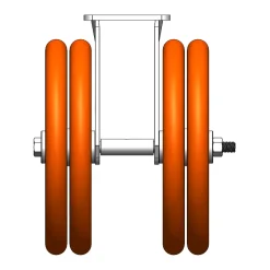10" CC Nexus Outrigger-Style Rigid Caster