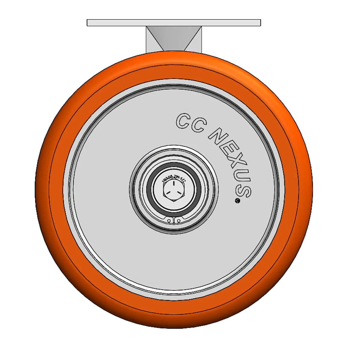 10" CC Nexus Outrigger-Style Rigid Caster