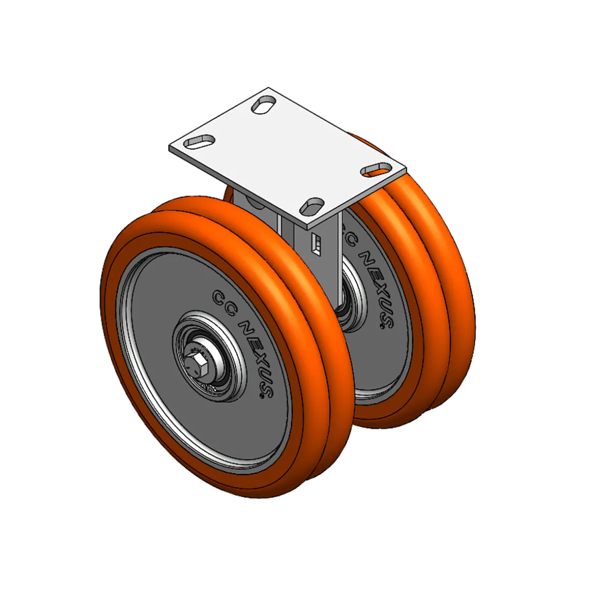 10" CC Nexus Outrigger-Style Rigid Caster