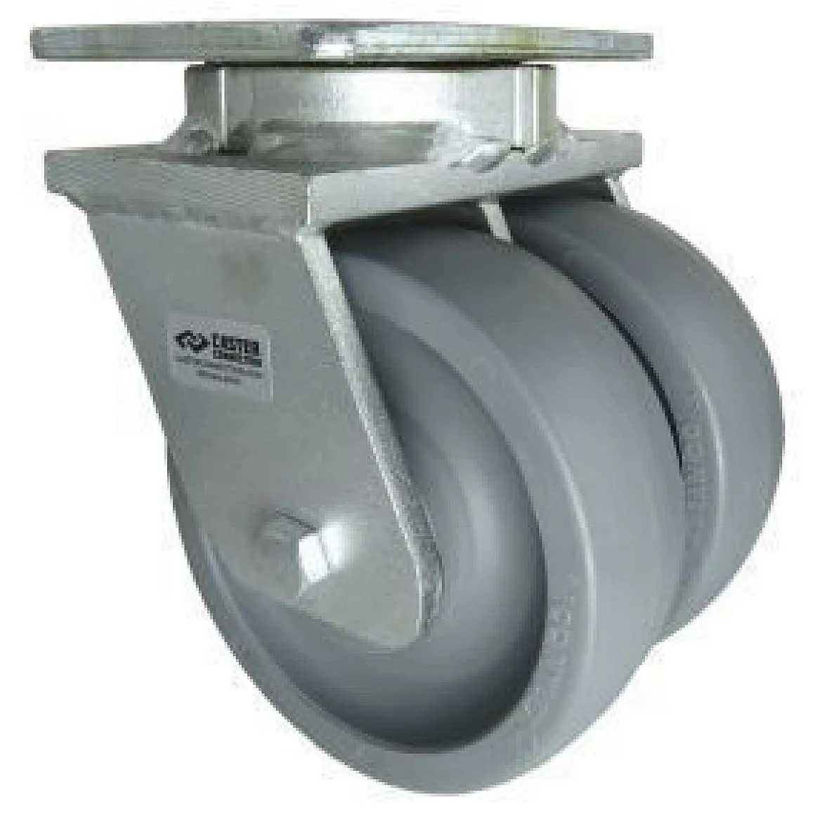 6" CC Nylex Dual-Wheel Kingpinless Swivel Caster