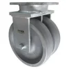 8" CC Nylex Dual-Wheel Rigid Caster