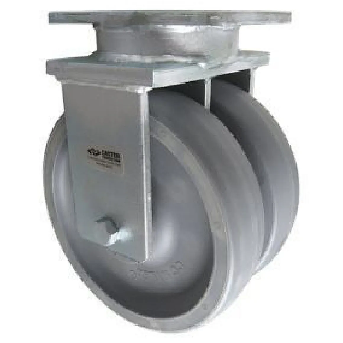 8" CC Nylex Dual-Wheel Rigid Caster