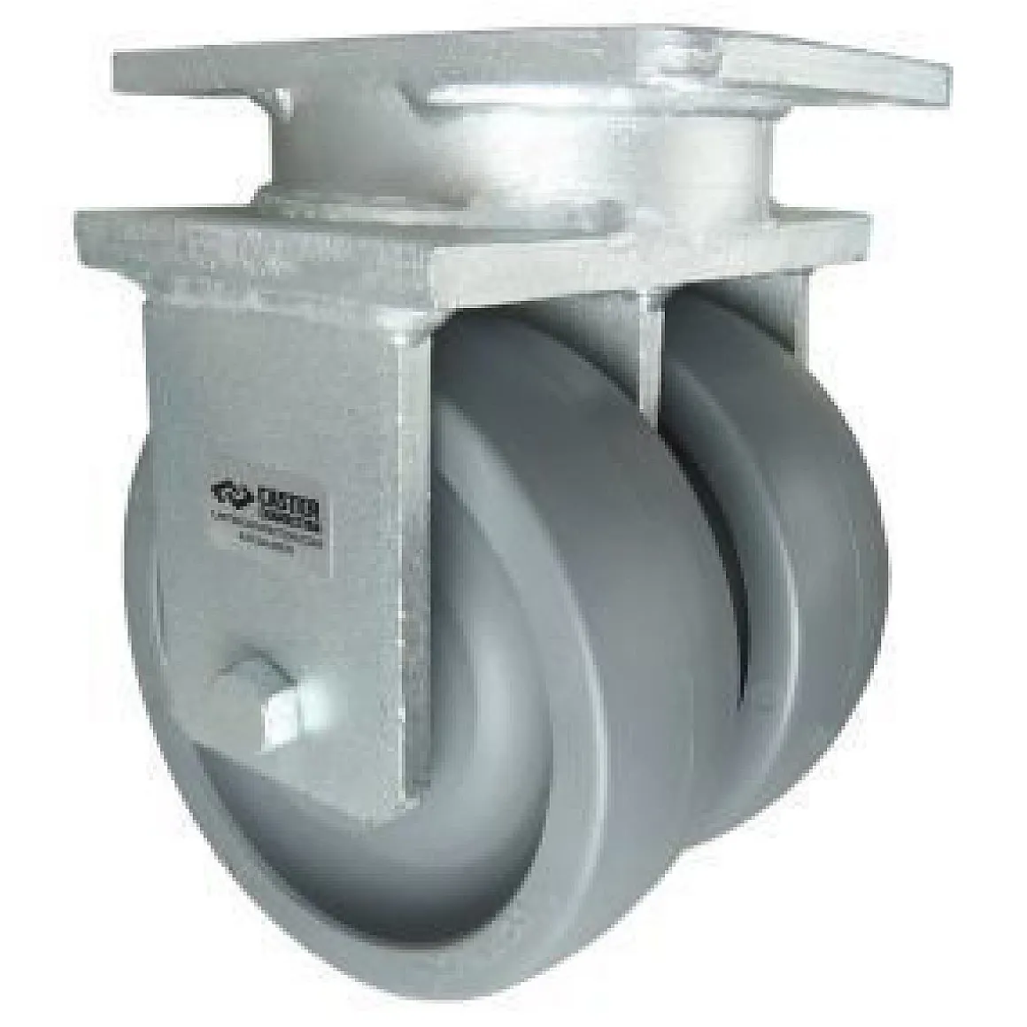 6" CC Nylex Dual-Wheel Rigid Caster