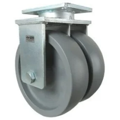 10" CC Nylex Dual-Wheel Rigid Caster