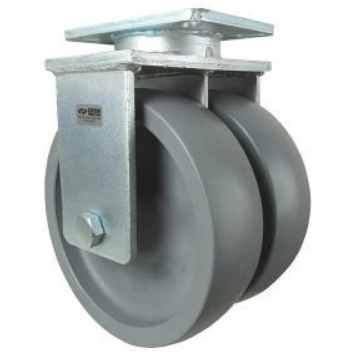 10" CC Nylex Dual-Wheel Rigid Caster