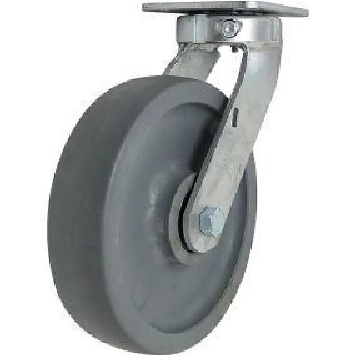 8" CC Nylex Kingpinless Swivel Caster with Extended Swivel Lead
