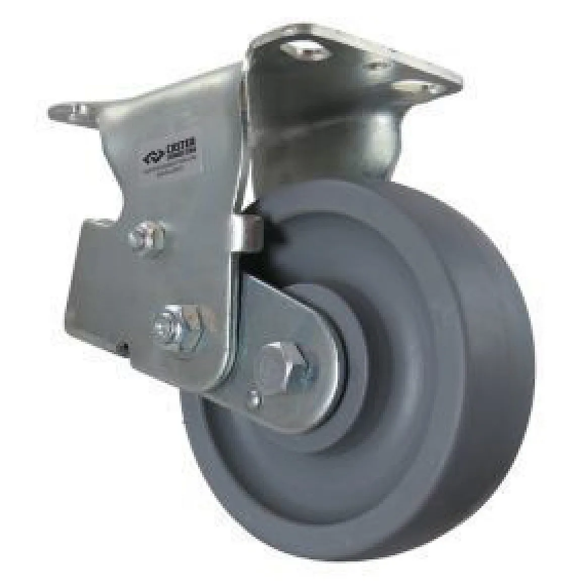 6" CC Nylex Spring-Loaded Rigid Caster