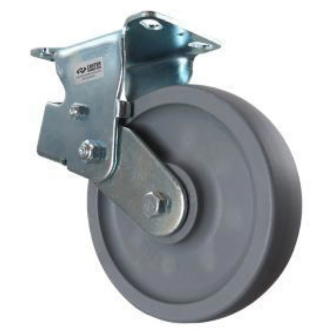 8" CC Nylex Spring-Loaded Rigid Caster