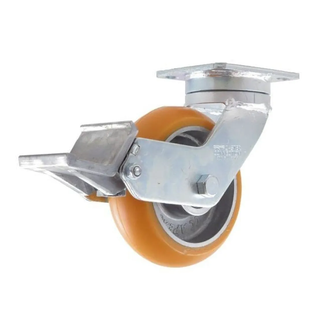 6" CC Peak Maintenance-Free Swivel CC Apex Caster w/ Built-In Brake