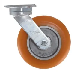 8" CC Peak Maintenance-Free Swivel CC Apex Caster w/ Extended Swivel Lead