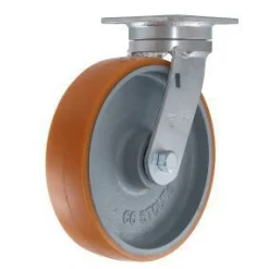 8" CC Peak Maintenance-Free Swivel CC Stout HD Caster