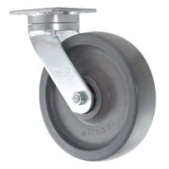 8" CC Peak Maintenance-Free Swivel CC Nylex Caster w/ Extended Swivel Lead