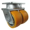 6" CC Stout Dual-Wheel Kingpinless Swivel Caster