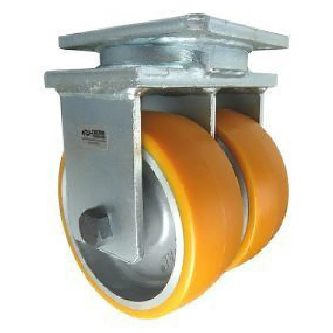 8" CC Stout Dual-Wheel Rigid Caster
