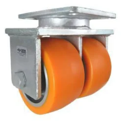 6" CC Stout Dual-Wheel Rigid Caster