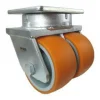 6" CC Stout HD Dual-Wheel Kingpinless Swivel Caster
