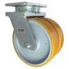 8" CC Stout HD Dual-Wheel Kingpinless Swivel Caster