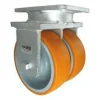 6" CC Stout HD Dual-Wheel Rigid Caster