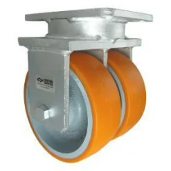 6" CC Stout HD Dual-Wheel Rigid Caster