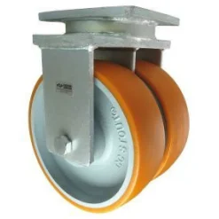 10" CC Stout HD Dual-Wheel Rigid Caster