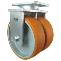 10" CC Stout HD Dual-Wheel Rigid Caster