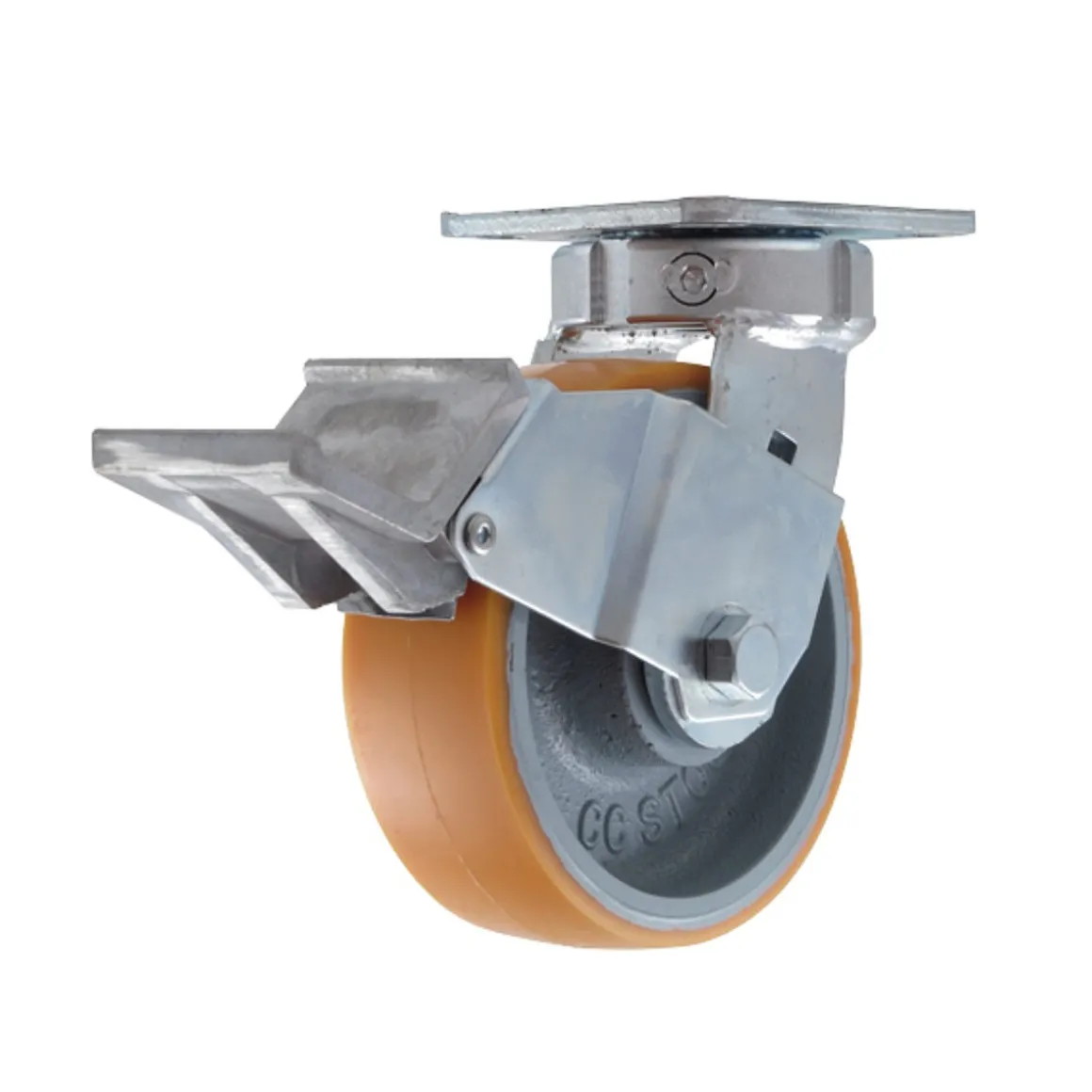 6" CC Stout HD HD Kingpinless Swivel Caster