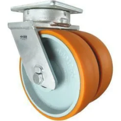 10" CC Stout HD Kingpinless Dual-Wheel Swivel Caster
