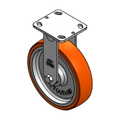 8" CC Stout HD Rigid Caster
