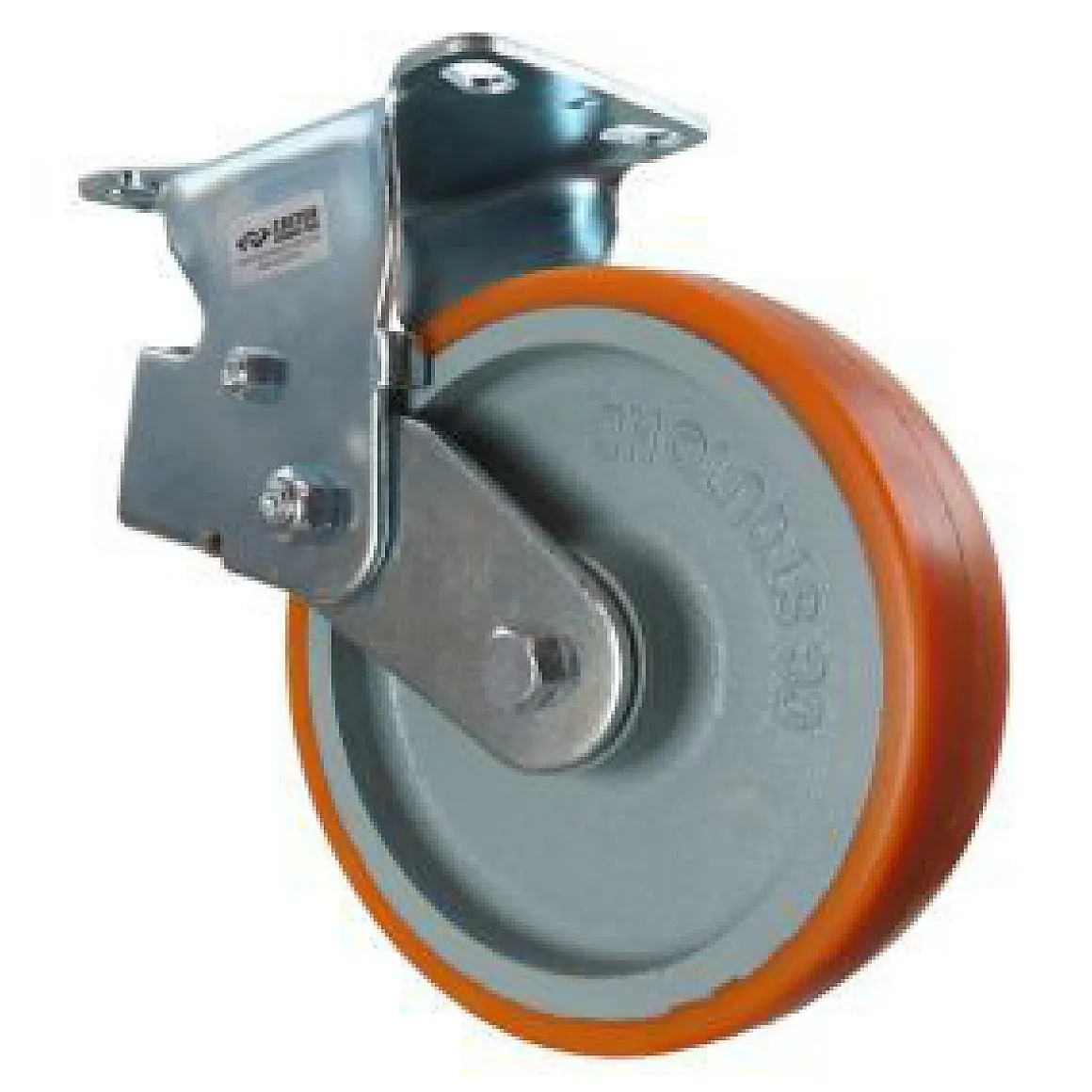 8" CC Stout HD Spring-Loaded Rigid Caster