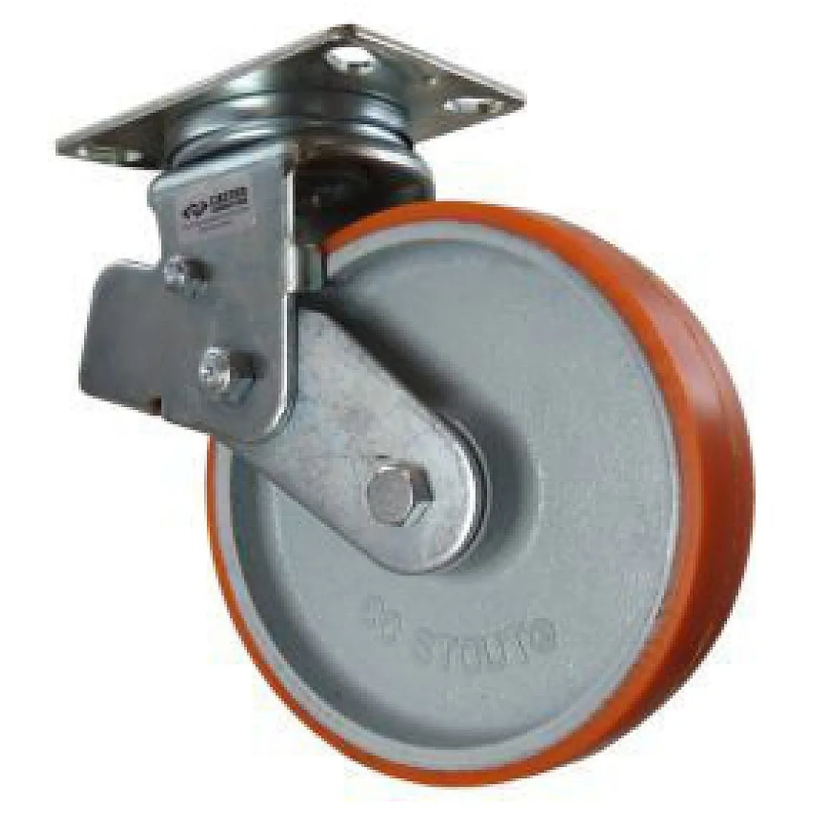8" CC Stout HD Spring-Loaded Swivel Caster