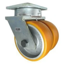 8" CC Stout Kingpinless Dual-Wheel Swivel Caster