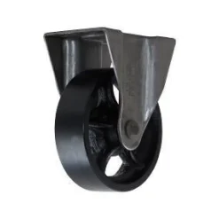 4" CC Vintage Black Cast Iron Rigid Caster