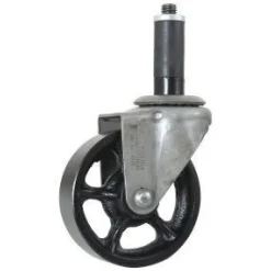 4" CC Vintage Black Cast Iron Swivel Caster