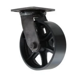 6" CC Vintage Black Cast Iron Swivel Caster