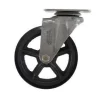 5" CC Vintage Non-Marking Black Polyurethane Tread Swivel Caster