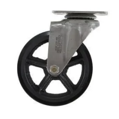 5" CC Vintage Non-Marking Black Polyurethane Tread Swivel Caster