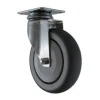 5" Chrome-Plated Thermoplastic Rubber Swivel Caster