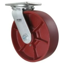 10" Crown-Tread Ductile Steel Swivel Caster